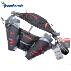 Сумка для тренировок Green Hermit с 2 бутылками по 500 мл Cavalry 1000 Gray