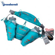 Сумка для тренировок Green Hermit с 2 бутылками по 500 мл Cavalry 1000 Blue