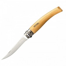 Нож филейный Opinel №8 нержавеющая сталь, рукоять из бука