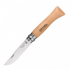 Нож Opinel №6 нержавеющая сталь, рукоять из бука