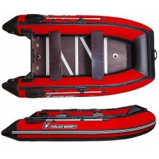 Лодка Polar Bird 340M Merlin (Кречет) Стеклокомпозит черно-красный