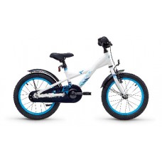 Велосипед Scool XXlite 16&quot; steel (2018) Бело-синий
