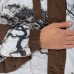 Костюм Huntsman Ангара, зимний (Алова-Мембрана) Белый лес (кусты)/Коричневый