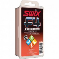 Мазь скольжения Swix F4 Твердая мазь с пробкой теплая F4-60W