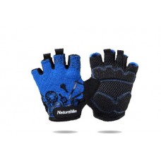 Перчатки Naturehike Outdoor Half Finger Cycling Gloves синий