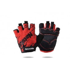 Перчатки Naturehike Outdoor Half Finger Cycling Gloves красный