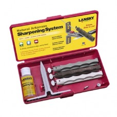 Точильная система Lansky Natural Arkansas Knife Sharpening System LNLKNAT