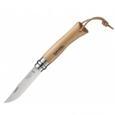 Нож Opinel №7 нержавеющая сталь, темляк