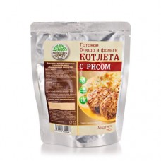 Готовое блюдо Кронидов Каша рисовая с котлетой