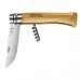 Нож Opinel №10 нержавеющая сталь,, со штопором