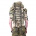 Рюкзак KE Tactical 70л рейдовый (стропы олива) A-Tacs FG