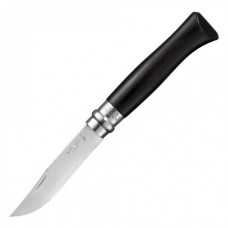 Нож Opinel №8, нержавеющая сталь, рукоять эбеновое дерево