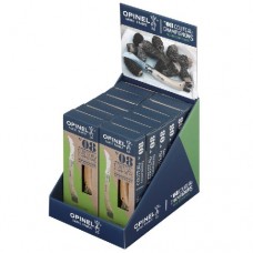 Нож грибника Opinel №8, нержавеющая сталь, рукоять бук, дисплей набор 12 шт