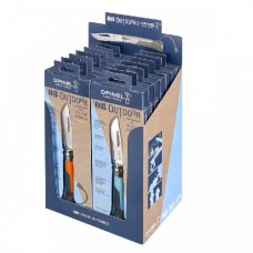 Набор-дисплей Opinel 14 ножей №8 Outdoor Earth (7 красных + 7 зелёных)