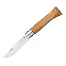 Нож Opinel №6 нержавеющая сталь, рукоять из оливкового дерева