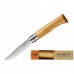 Нож Opinel №8, нержавеющая сталь, рукоять из оливкового дерева