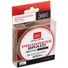 Леска плетёная Lucky John Progress Braid Green 100/017