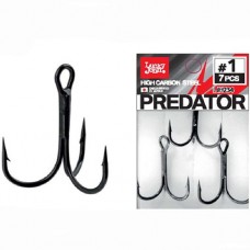 Крючки-тройники Lucky John Predator LJH236 разм.003/0 (5 шт)