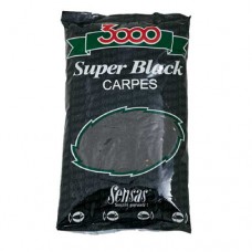 Прикормка Sensas 3000 Super Black Carp 1кг