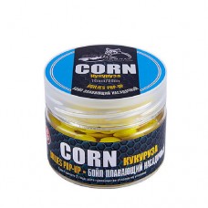 Бойлы насадочные плавающие Sonik Baits Corn Fluo Pop-ups 14мм (90мл) кукуруза