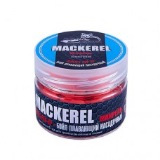 Бойлы насадочные плавающие Sonik Baits Mackerel Fluo Pop-ups 14мм (90мл) макрель