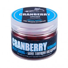 Бойлы насадочные тонущие Sonik Baits Cranberry 14мм (90мл) клюква