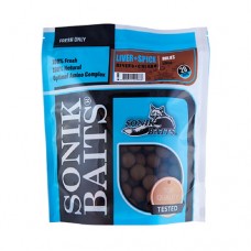 Бойлы тонущие Sonik Baits Liver-Spices 20мм (0,75кг) печень+специи