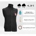 Жилет шерстяной с подогревом RedLaika Arctic Merino Wool RL-TM-05 чёрный, без греющего комплекта ЕСС ГК