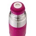 Термос Biostal Fler NB-750P-R с силиконовой вставкой розовый, 0,75 л