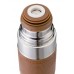 Термос Biostal Fler NB-750P-C с силиконовой вставкой мокко, 0,75 л