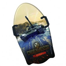 Ледянка 1Toy 92 см плотные ручки T59097 world of tanks