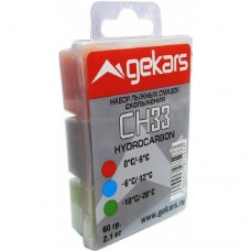 Набор Gekars CH33 мазь скольжения 0/-6°С, -6/-12°С, -10/-20°С