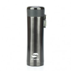 Термос Stinger HW-420-32-447 с ситечком чёрный, 0,42 л
