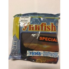 Прикормка УниFish Лещ зима меласса+бетаин 0.5 кг, креветка-мотыль с нотками цитруса