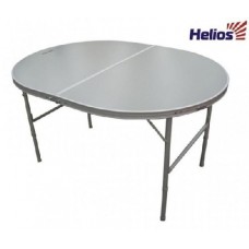 Стол складной овальный Helios Т-21407M (Алюминий)