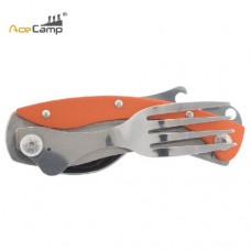 Набор столовых приборов AceCamp Folding Cutlery with Bottle Opener