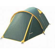 Палатка RockLand Pamir 3+ зеленый