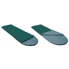 Спальный мешок Mobula Comfort СП 2M c подголовником зелёный
