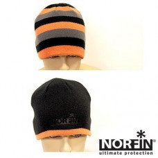 Шапка Norfin Discovery серый/оранжевый/черный